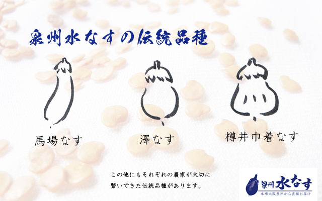 色々な水なす